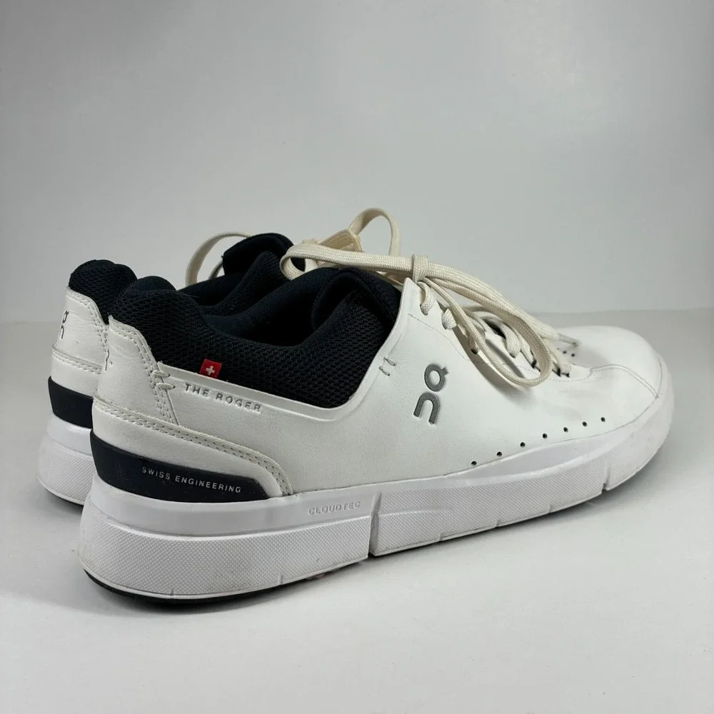 On The Roger Advantage Men's 11 White Midnight Blue Casual Sneakers 3MD10640148